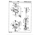 Magic Chef W26HN2 transmission & related parts (rev. e-g) diagram