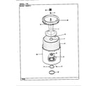 Magic Chef W26HN2 tub (w26hn2)(rev. h-m) diagram