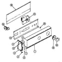 Magic Chef W14JA1 control panel (rev. k) diagram