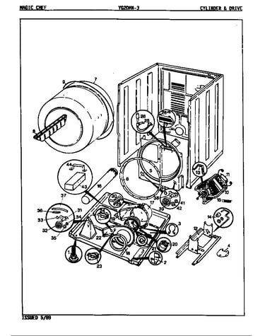 Cylinder & drive (yg20ha3) (yg20hn3) (yg20hy3)