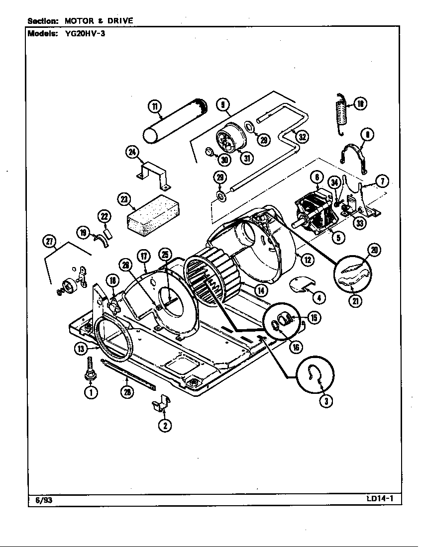 MOTOR & DRIVE (YG20HV3) (YG20HV3)