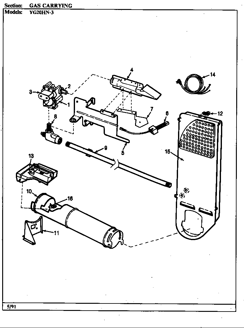 Gas carrying (yg20ha3) (yg20hn3) (yg20hy3)