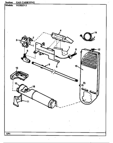 Gas carrying (yg20ha3) (yg20hn3) (yg20hy3)