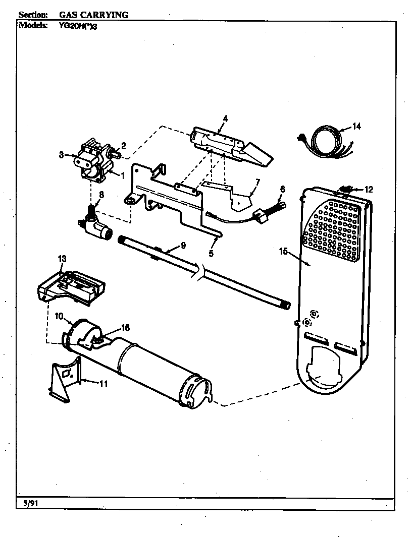 GAS CARRYING (YG20H3)(REV. E-H) (YG20HA3) (YG20HN3) (YG20HY3)