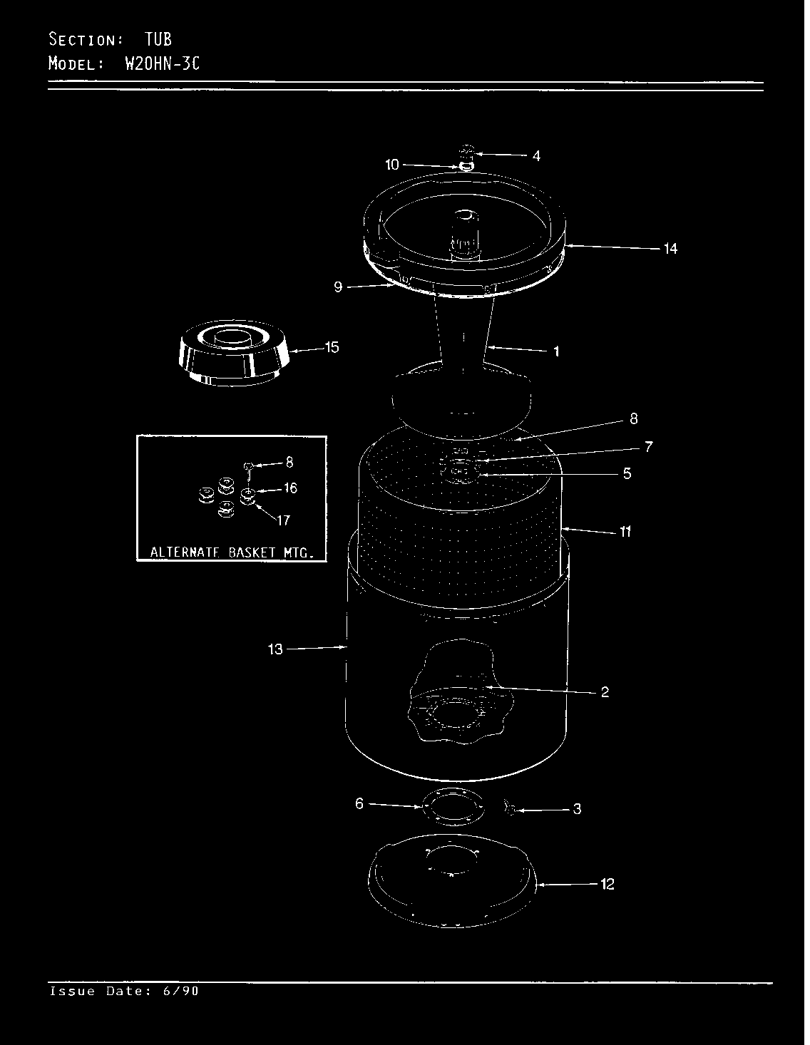 Tub (rev. e-h)