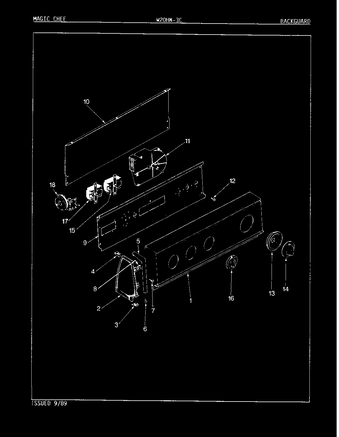 Control panel (rev. e-h)