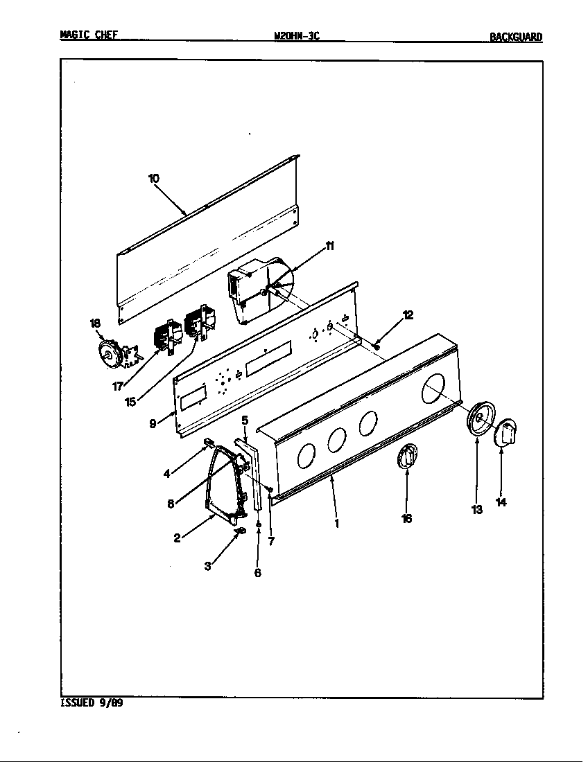 Control panel (rev. a-d)