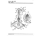 Magic Chef W20JA4 base & drive (rev. e-f) diagram