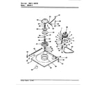 Magic Chef W20JN5 base & drive (w20jy5) (w20jy5) diagram
