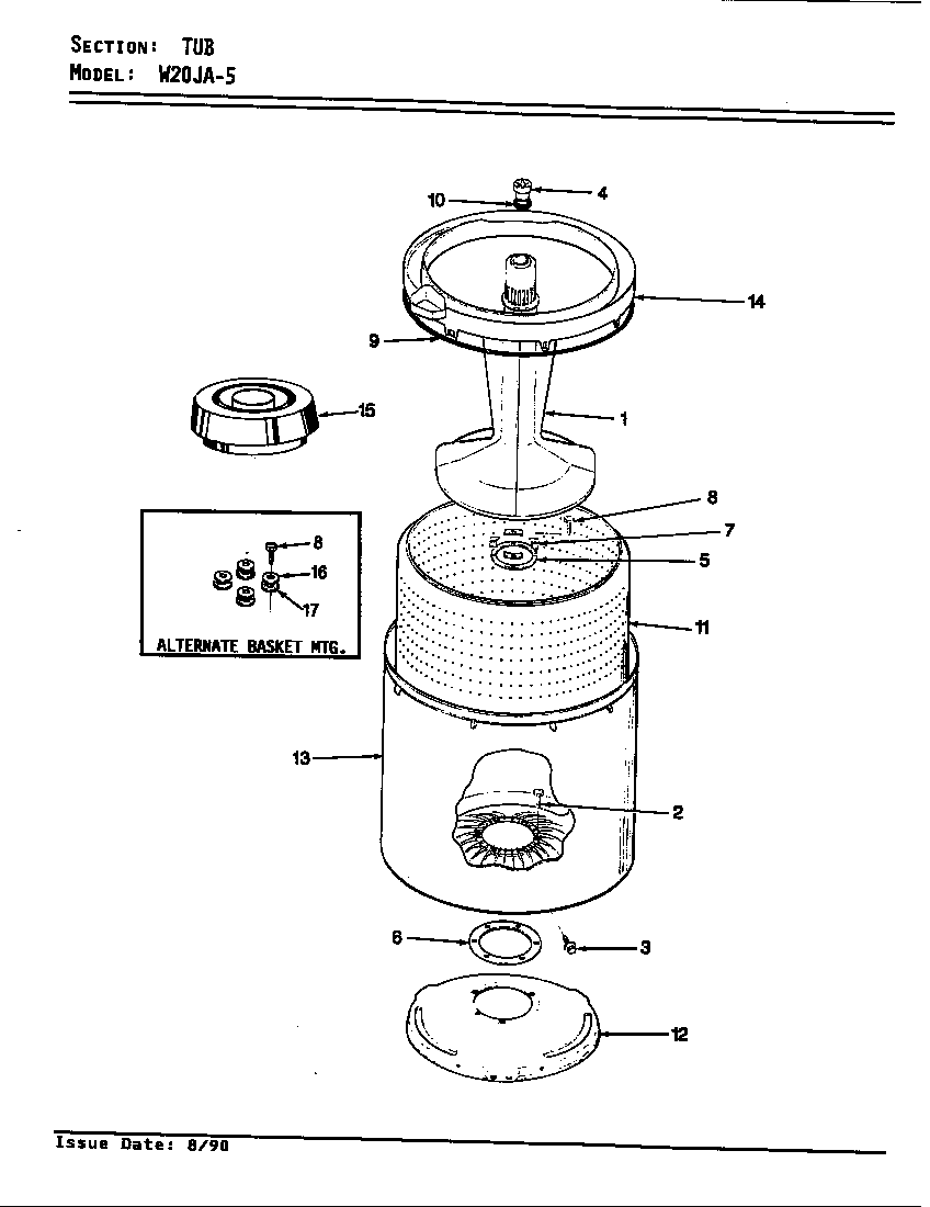 TUB (W20JA5)(REV. E) (W20JA5)