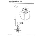 Magic Chef W20JA5 water carry & pump (w20jn5)(rev. e) (w20jn5) diagram