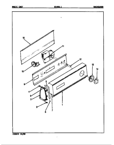 Control panel (w14hn-1)(rev. a-b)