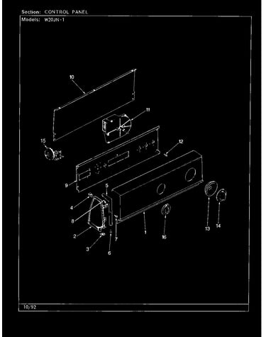 Control panel (rev. g-l)