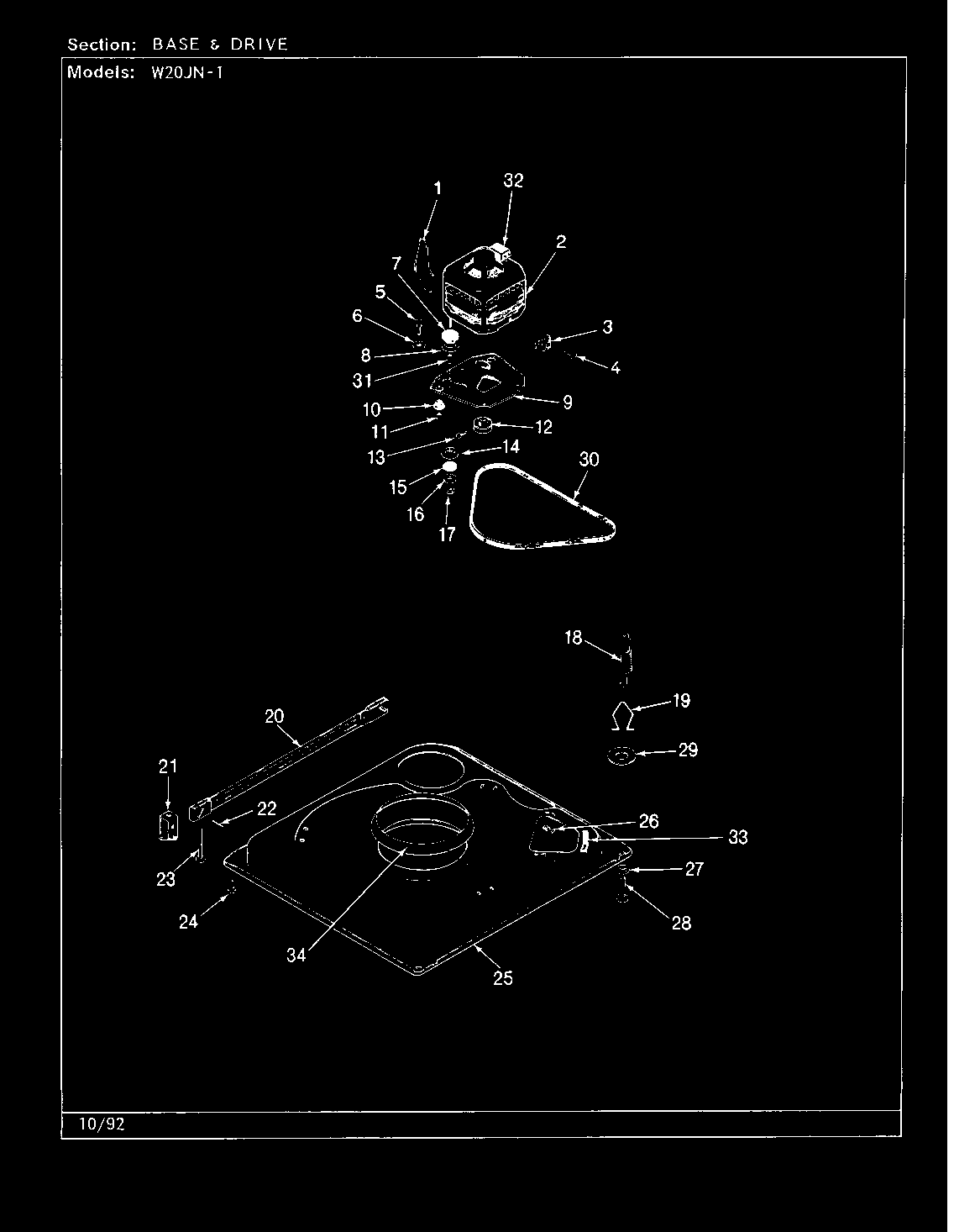 Base & drive (rev. g-l)