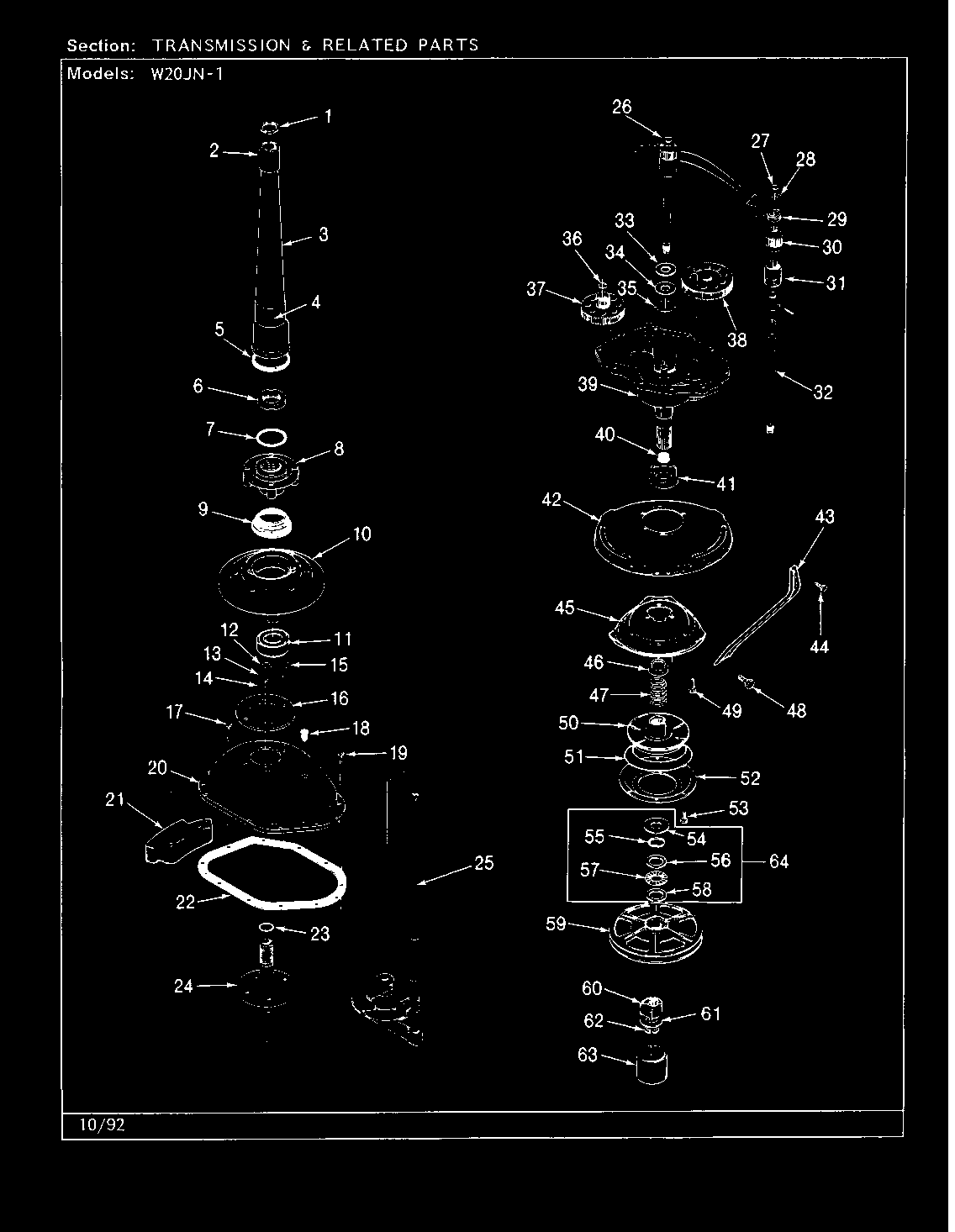 Transmission & related parts (rev. g-l)