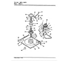 Magic Chef W20JN1 base & drive (rev. e-f) diagram