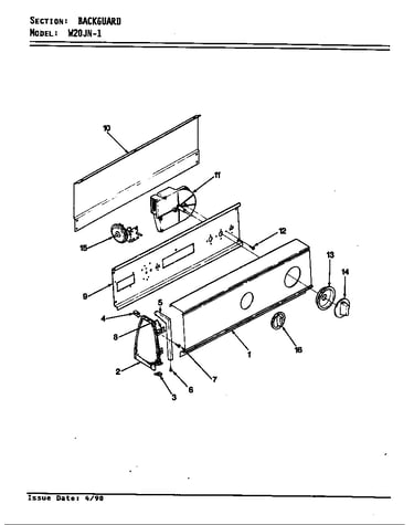 Control panel (rev. e-f)