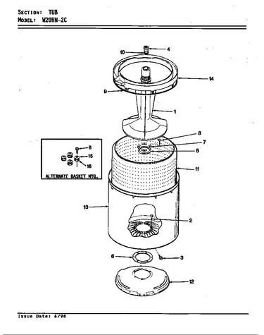 Tub (w20hn-2c)(rev. a-d)