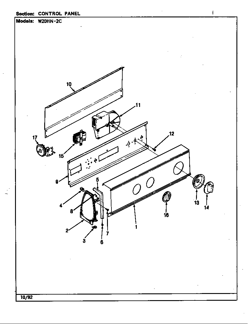 Control panel (rev. h-m)