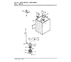 Magic Chef W26HN5K water carrying & pump assembly diagram