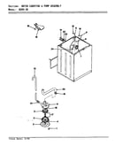 Water carrying & pump assembly