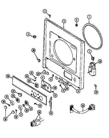 Front panel & control panel