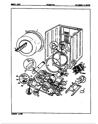 Cylinder & drive (rev. a-d)