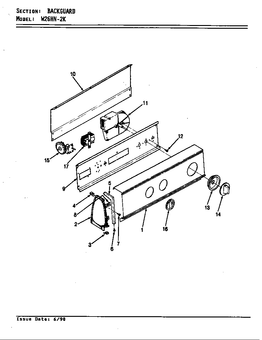 Control panel (rev. a-d)