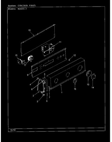 Control panel (rev. g-l)