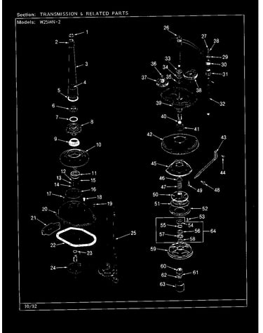 Transmission & related parts (rev. g-l)