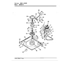 Magic Chef W20HA4C base & drive (rev. a-b) diagram
