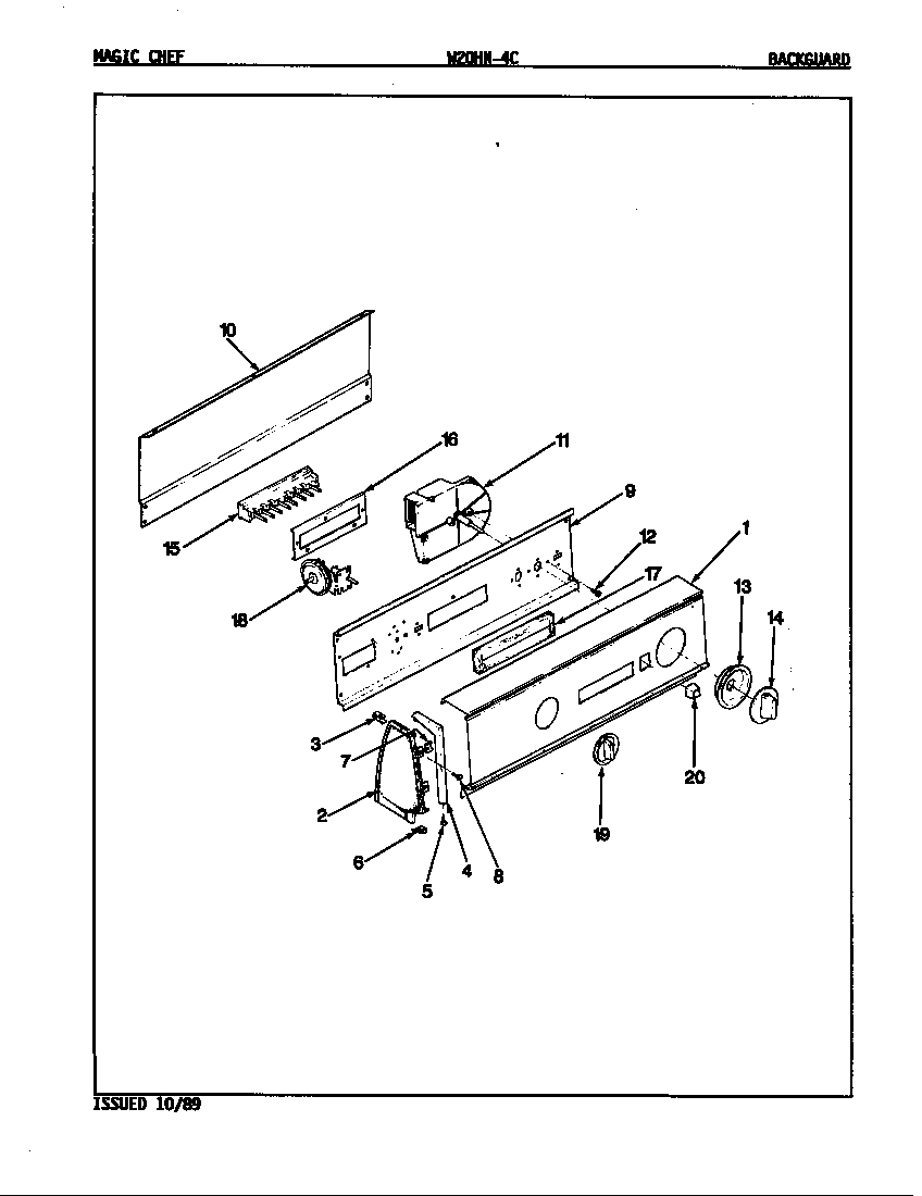 Control panel (rev. a-b)
