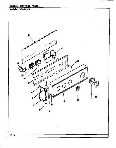 Control panel (rev. a-d)