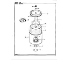 Magic Chef W20HN23 tub (rev. a-d) diagram