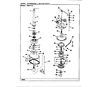 Magic Chef W20HY23 transmission & related parts (rev. a-d) diagram
