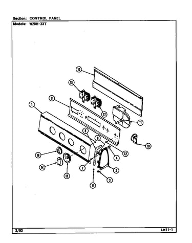 Control panel (w20h23t)