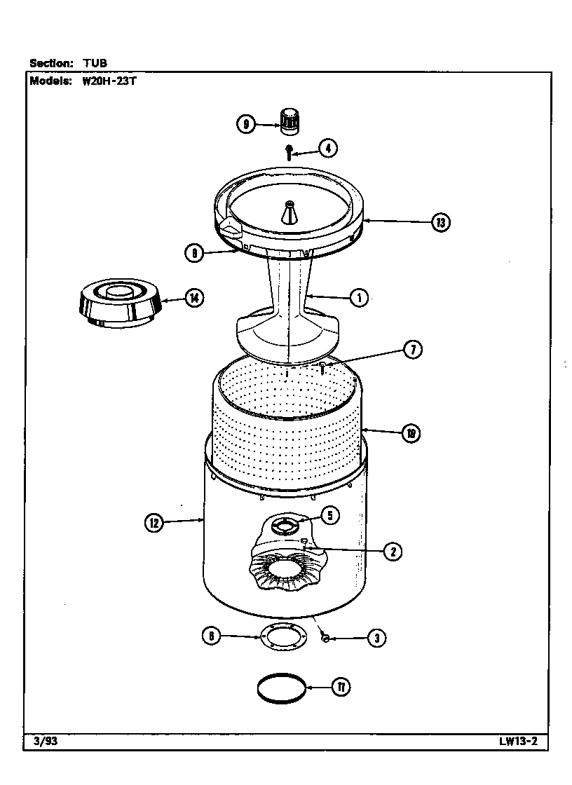 TUB (W20H23T)