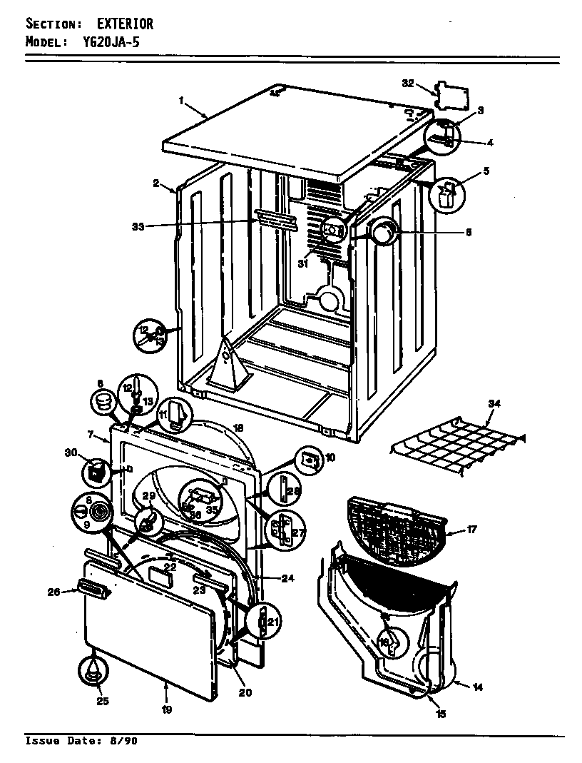 Exterior (yg20ja5)(rev. a-d) (yg20ja5)