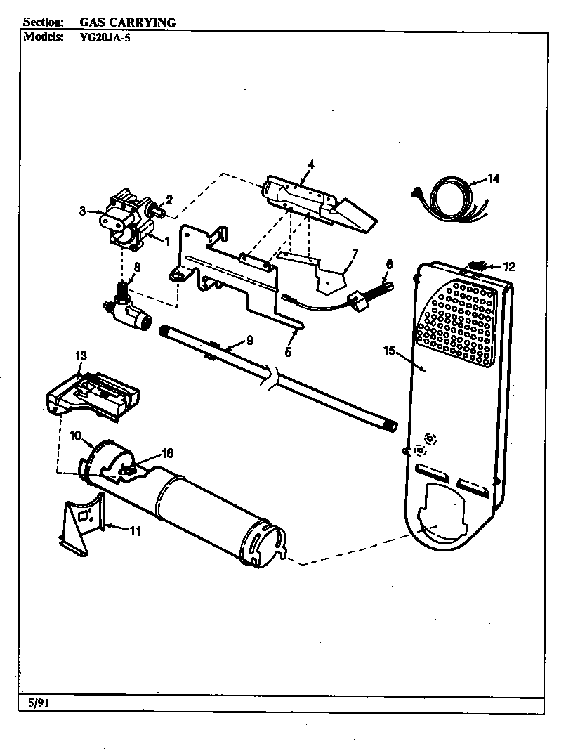 GAS CARRYING (YG20JA5)(REV. A-D) (YG20JA5)