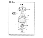 Magic Chef W20JA5SC tub (rev. a-d) (w20ja5sc) diagram