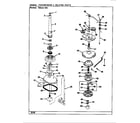 Magic Chef W20JA5SC transmission & related parts (rev. a-d) (w20ja5sc) diagram