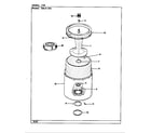 Magic Chef W20JN5SC tub (w20jn5sc)(rev. a-d) (w20jn5sc) diagram