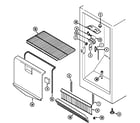 Admiral RFUA20FAAW freezer compartment diagram