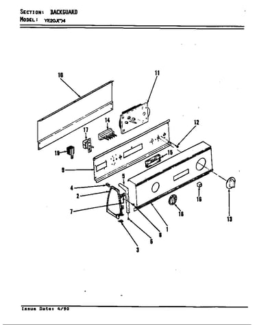 Control panel (rev. a-d)