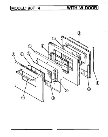 Door (with w) (98fa-4cw) (98fn-4cw)
