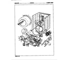 Magic Chef YE20FA1C cylinder & drive (rev. a-b) diagram