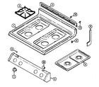 Norge N3478VVV top assembly diagram