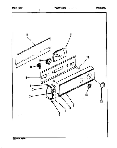 Control panel (rev. a-d)