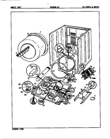 Cylinder & drive (rev. a-d)