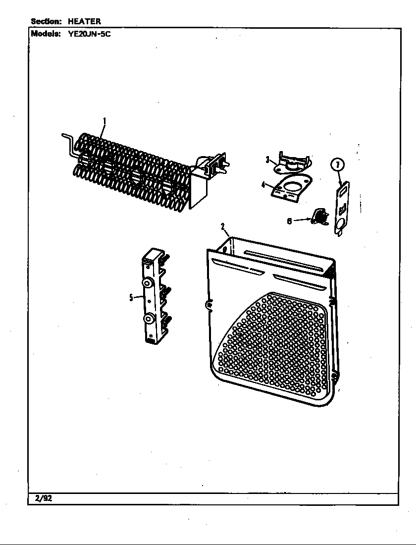 Heater (ye20jn5c)(rev. a) (ye20jn5c)